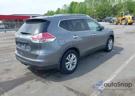2016 Nissan Rogue Sv из США, поврежденный, VIN KNMAT2MV6GP677634